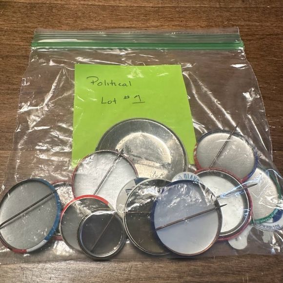 Vintage Collection 50s-80s Political Buttons Pinback Lot (set of 16) - Picture 11 of 11